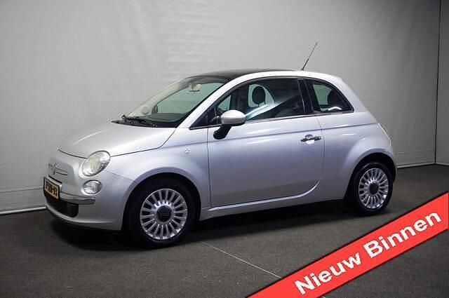 Grijs Gebruikt 2012 Fiat 500 Lounge Hatchback | € 3.950 (Eerlijke prijs) - Afbeelding 1/4