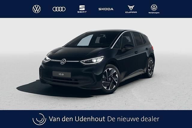 Zwart Nieuw 2025 VW ID.3 Pro Hatchback | € 36.889 - Afbeelding 1/4