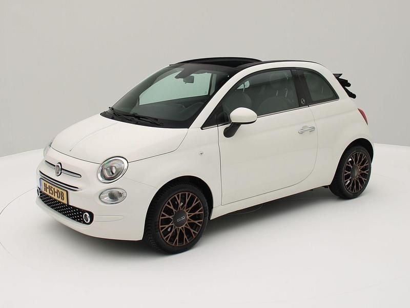 Wit Gebruikt 2020 Fiat 500C Cabriolet | € 14.000 (Eerlijke prijs) - Afbeelding 1/3