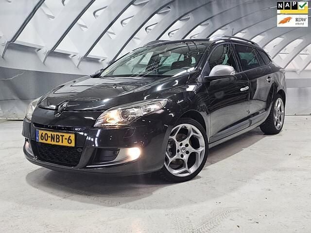Zwart Gebruikt 2010 Renault Mégane GrandTour GT Stationwagen | € 5.999 (Duur) - Afbeelding 1/4