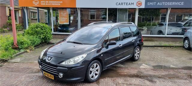 Zwart Gebruikt 2007 Peugeot 307 Premium Stationwagen | € 1.950 - Afbeelding 1/4