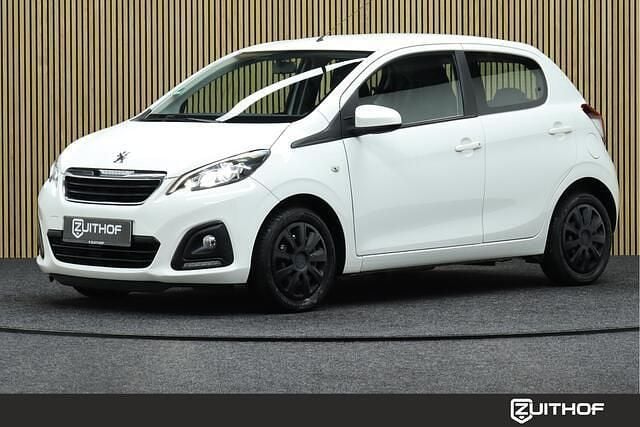 Wit Gebruikt 2018 Peugeot 108 Active Hatchback | € 7.950 (Eerlijke prijs) - Afbeelding 1/4