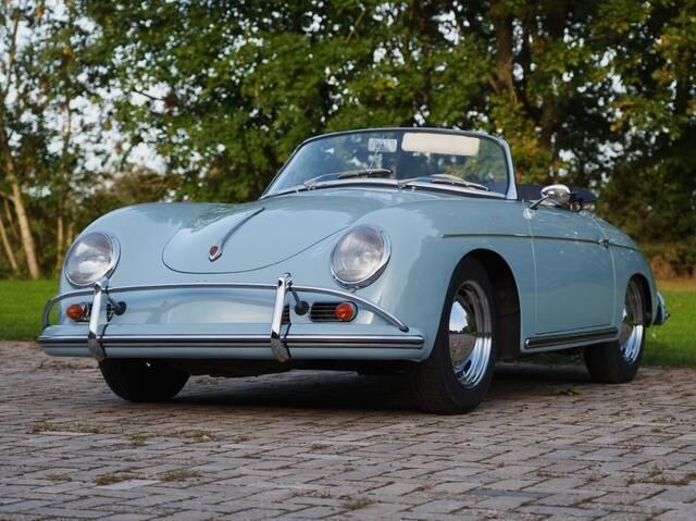 Blauw Gebruikt 1959 Porsche 356 Cabriolet | € 199.000 - Afbeelding 1/4