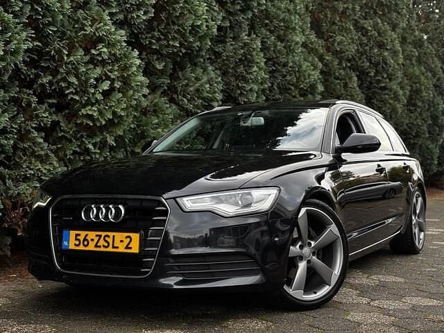 Zwart Gebruikt 2012 Audi A6 Comfort Stationwagen | € 10.000 (Eerlijke prijs) - Afbeelding 1/4