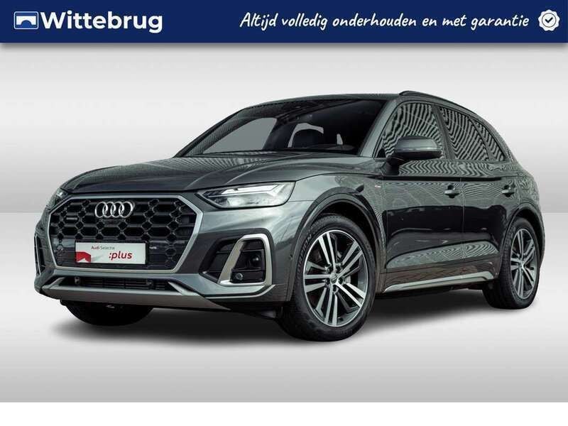 Grijs, metallic lak Gebruikt 2021 Audi Q5 S-Line SUV | € 46.950 (Eerlijke prijs) - Afbeelding 1/3