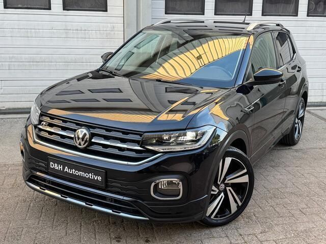 Zwart Gebruikt 2020 VW T-Cross R-line SUV | € 20.900 (Eerlijke prijs) - Afbeelding 1/4
