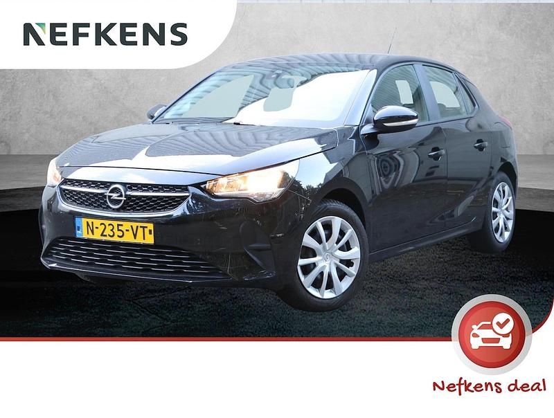 Zwart Gebruikt 2022 Opel Corsa Edition Hatchback | € 11.780 (Super prijs) - Afbeelding 1/4