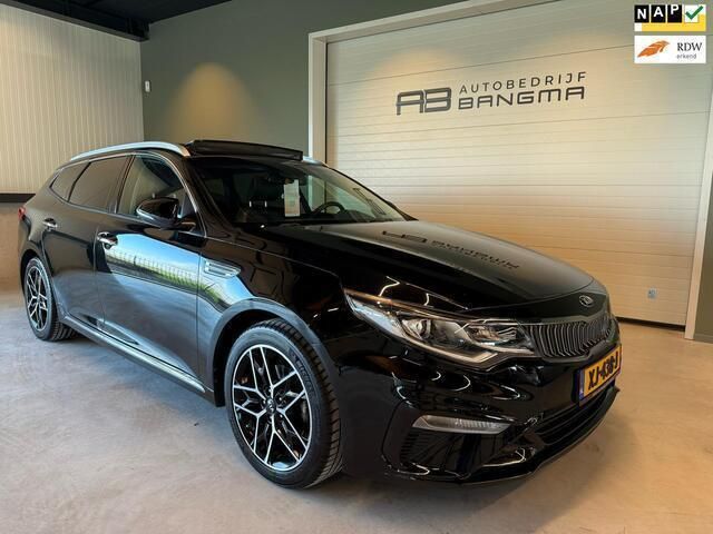 Zwart Gebruikt 2019 Kia Optima Stationwagen | € 21.950 (Eerlijke prijs) - Afbeelding 1/4