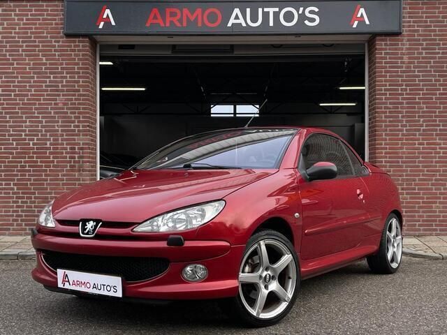 Rood Gebruikt 2004 Peugeot 206 Cabriolet | € 1.750 (Goede deal) - Afbeelding 1/4