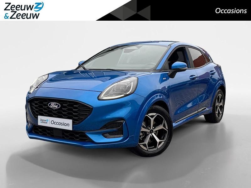 Blauw Occasion 2024 Ford Puma ST-Line SUV | € 25.940 (Duur) - Afbeelding 1/4
