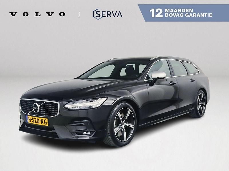 Zwart Gebruikt 2020 Volvo V90 Business Edition Stationwagen | € 33.995 (Eerlijke prijs) - Afbeelding 1/4