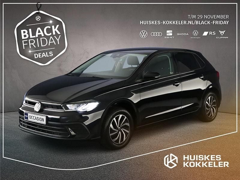 Deep black Gebruikt 2024 VW Polo Life Hatchback | € 20.500 (Goede deal) - Afbeelding 1/4