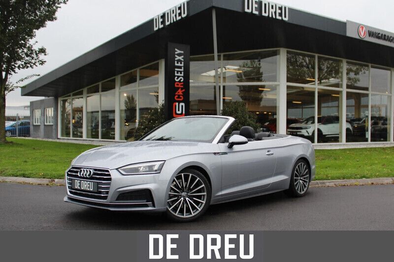 Grijs Gebruikt 2018 Audi A5 Cabriolet S-Line Cabriolet | € 31.995 (Eerlijke prijs) - Afbeelding 1/4