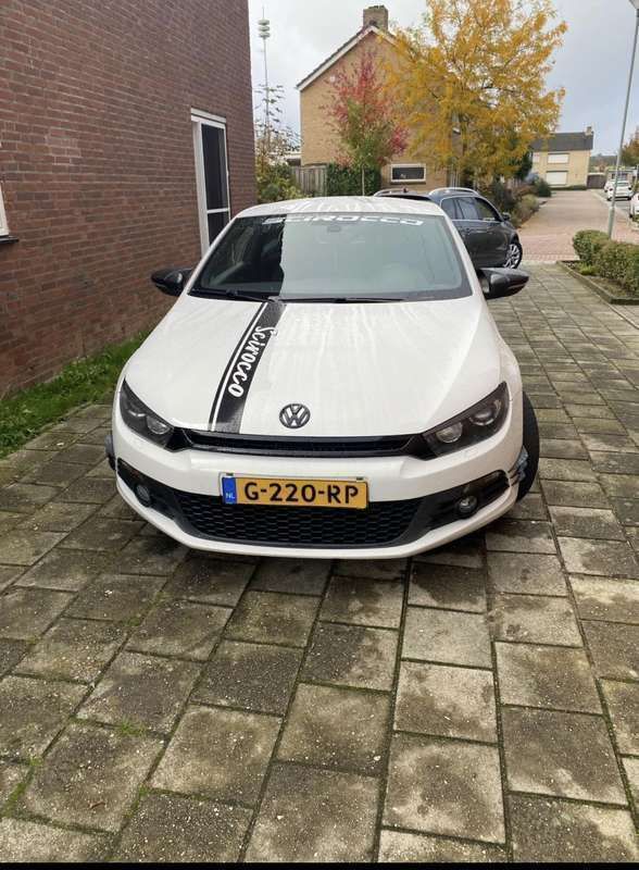 Wit Gebruikt 2009 VW Scirocco Coupé | € 6.500 (Super prijs) - Afbeelding 1/4