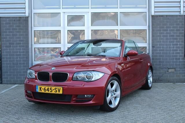 Rood Gebruikt 2008 BMW 120 Cabriolet Cabriolet | € 9.950 (Eerlijke prijs) - Afbeelding 1/4