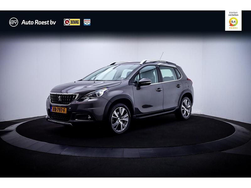 Grijs Gebruikt 2018 Peugeot 2008 Allure SUV | € 12.950 (Eerlijke prijs) - Afbeelding 1/4