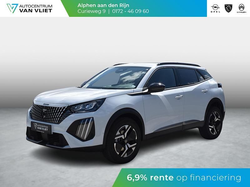 Wit Nieuw 2025 Peugeot 2008 Allure SUV | € 32.900 (Super prijs) - Afbeelding 1/4