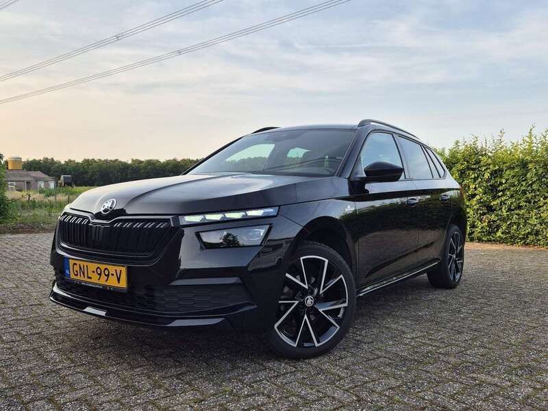 Zwart Gebruikt 2021 Skoda Kamiq Monte Carlo SUV | € 22.995 (Super prijs) - Afbeelding 1/4