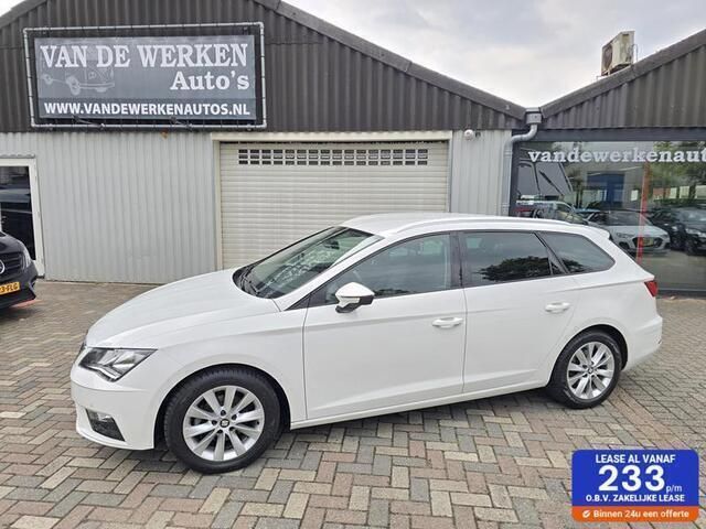 Wit Gebruikt 2018 Seat Leon ST Business Stationwagen | € 17.450 (Eerlijke prijs) - Afbeelding 1/4