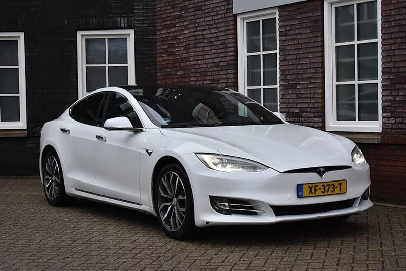 Occasion Tesla Model S 350 kW (476 PK) 2018 Wit Hatchback