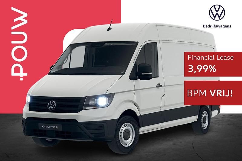 Wit Nieuw 2024 VW Crafter Comfortline Van | € 38.450 - Afbeelding 1/4