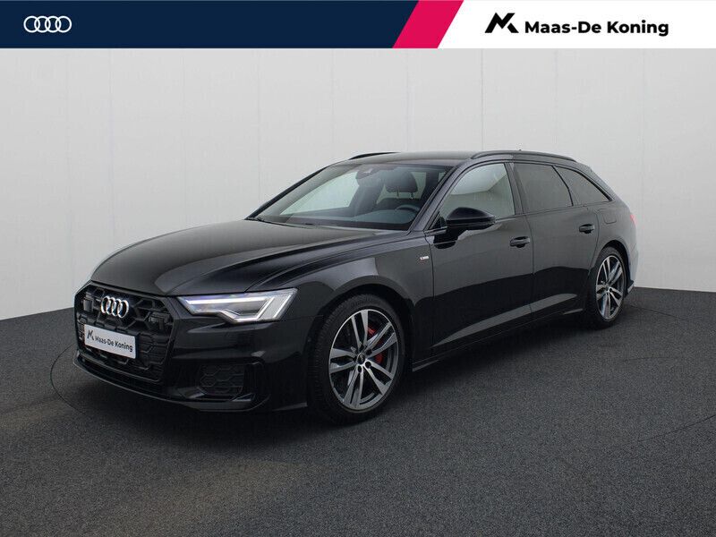 Zwart Gebruikt 2023 Audi A6 S-Line Stationwagen | € 57.440 (Eerlijke prijs) - Afbeelding 1/4