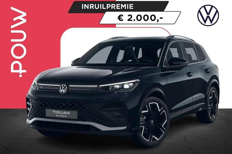 Zwart Nieuw 2025 VW Tiguan R-line Edition SUV | € 57.250 (Iets duurder) - Afbeelding 1/4