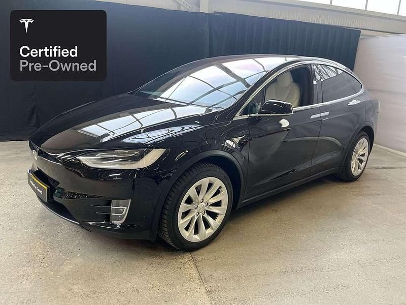 Zwart Gebruikt 2020 Tesla Model X Long Range AWD SUV | € 55.200 - Afbeelding 1/4