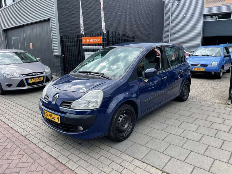 Blauw, metallic lak Gebruikt 2008 Renault Grand Modus Expression MPV | € 1.499 (Goede deal) - Afbeelding 1/4