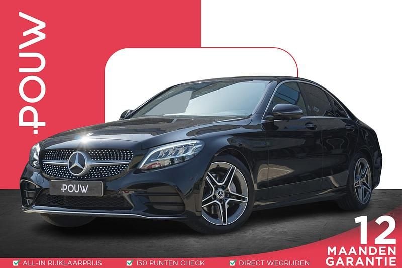 Zwart Gebruikt 2020 Mercedes C180 Business Sedan | € 29.950 (Eerlijke prijs) - Afbeelding 1/4