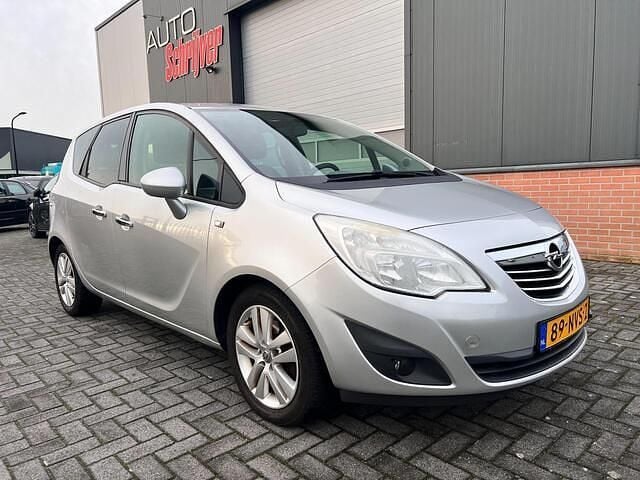 Grijs (metallic) Gebruikt 2010 Opel Meriva Cosmo MPV | € 1.600 (Super prijs) - Afbeelding 1/4