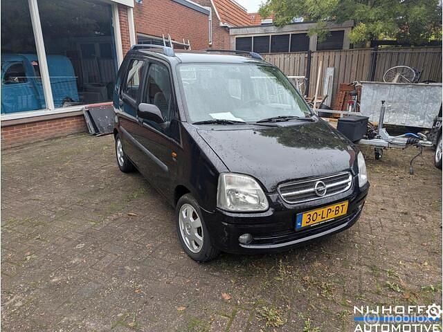 Zwart Gebruikt 2003 Opel Agila Elegance Hatchback | € 1.250 (Eerlijke prijs) - Afbeelding 1/4