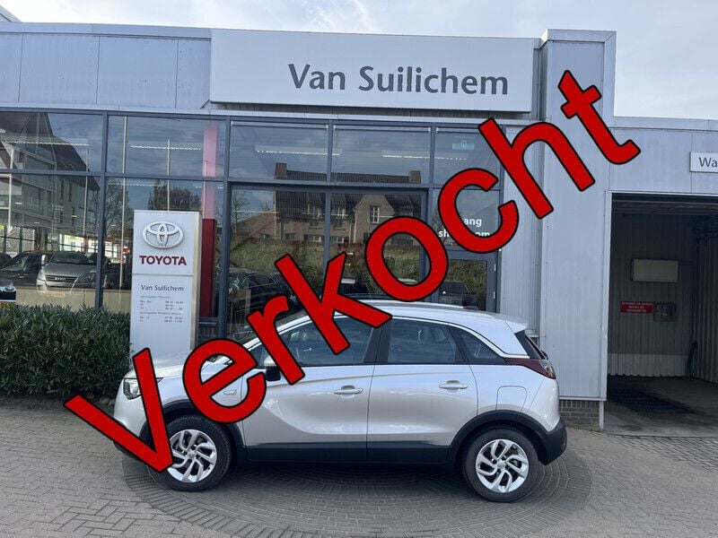 Grijs Gebruikt 2019 Opel Crossland X Innovation SUV | € 13.995 (Eerlijke prijs) - Afbeelding 1/4