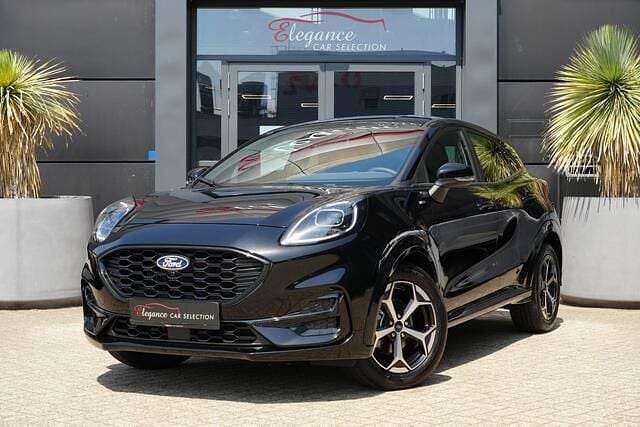 Zwart Nieuw 2025 Ford Puma ST-Line SUV | € 29.950 (Eerlijke prijs) - Afbeelding 1/3