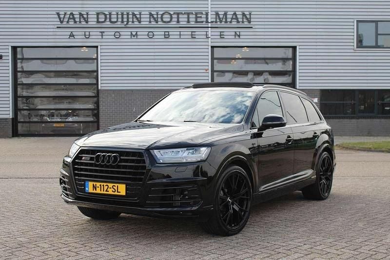 Zwart Gebruikt 2018 Audi SQ7 Proline SUV | € 49.950 (Eerlijke prijs) - Afbeelding 1/4