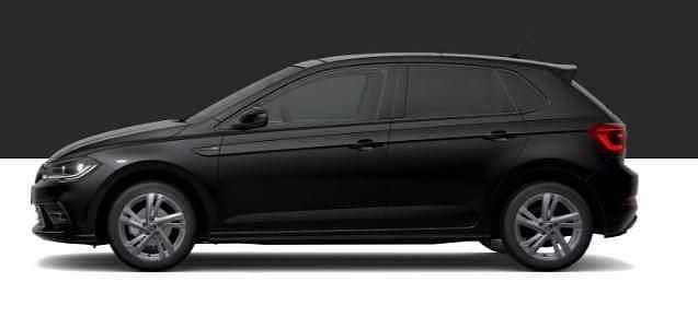 Nieuw VW Polo R-line 97 PK (71 kW) 2025 Zwart, metallic lak Hatchback