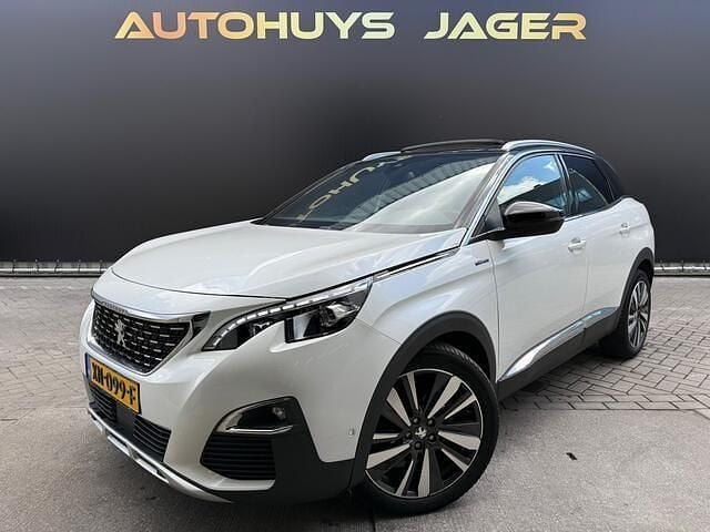 Wit Gebruikt 2019 Peugeot 3008 GT-line SUV | € 21.950 (Eerlijke prijs) - Afbeelding 1/4