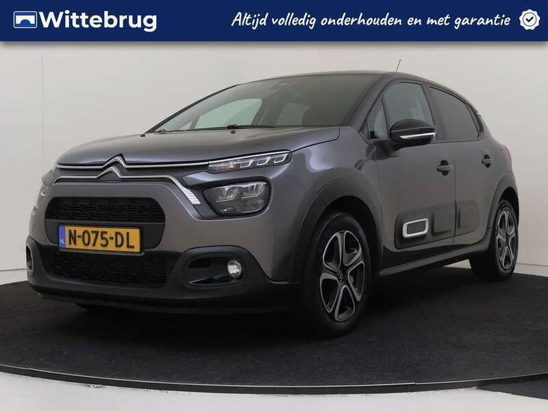 Grijs Gebruikt 2021 Citroën C3 Feel Hatchback | € 15.425 (Eerlijke prijs) - Afbeelding 1/3