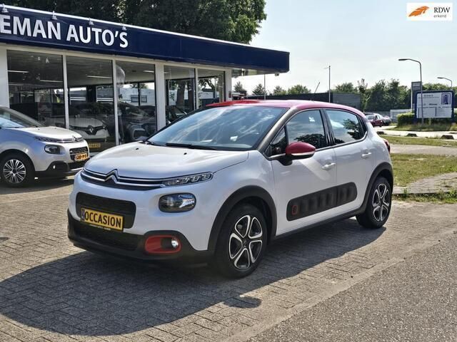Wit Gebruikt 2018 Citroën C3 PureTech Hatchback | € 15.950 (Iets duurder) - Afbeelding 1/4