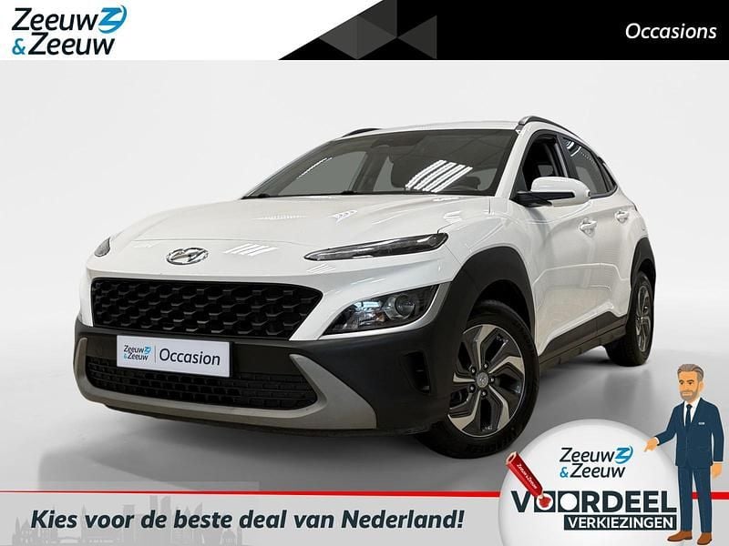 Atlas white (saw) Gebruikt 2022 Hyundai Kona Comfort SUV | € 19.950 (Goede deal) - Afbeelding 1/4