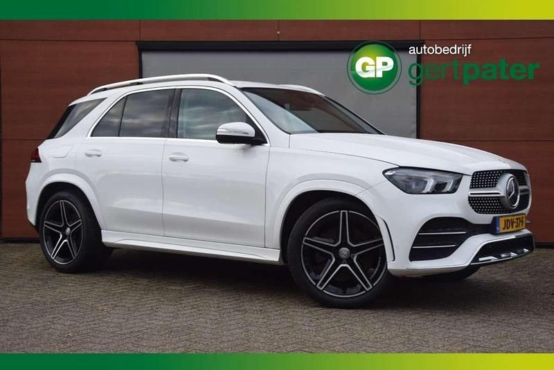 Wit Gebruikt 2022 Mercedes GLE350 AMG line SUV | € 59.900 (Super prijs) - Afbeelding 1/4