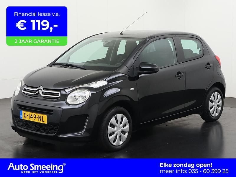Zwart Occasion 2019 Citroën C1 Feel Hatchback | € 10.690 (Eerlijke prijs) - Afbeelding 1/4