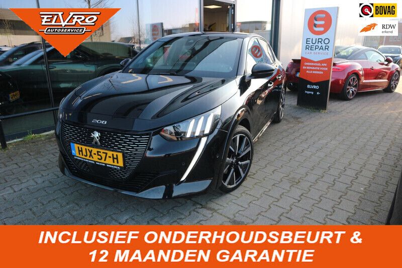 Zwart Gebruikt 2020 Peugeot 208 GT-line Hatchback | € 17.450 (Eerlijke prijs) - Afbeelding 1/4