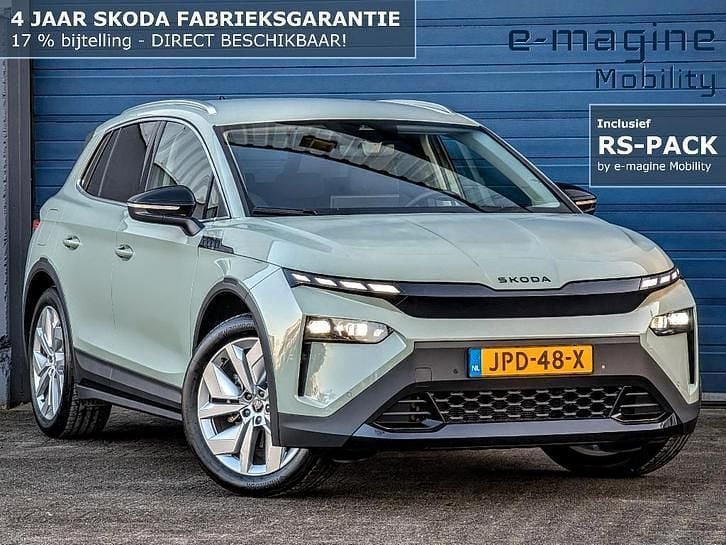 Groen Nieuw 2025 Skoda Elroq SportLine SUV | € 38.400 (Super prijs) - Afbeelding 1/4