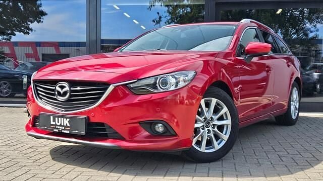 Rood Gebruikt 2012 Mazda 6 Sports-Line Stationwagen | € 12.800 - Afbeelding 1/4