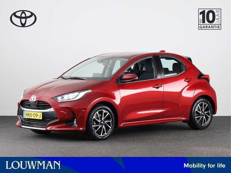Rood Gebruikt 2020 Toyota Yaris Hybrid Limited Hatchback | € 19.945 (Eerlijke prijs) - Afbeelding 1/3