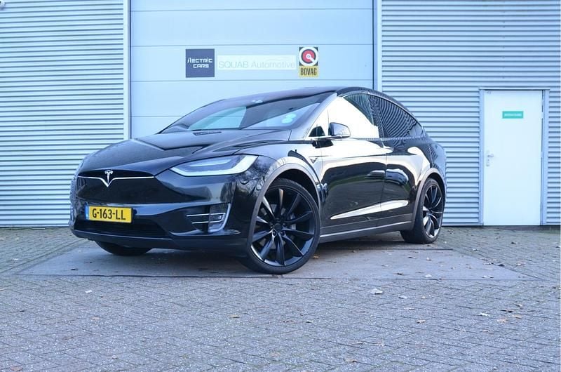 Zwart Gebruikt 2019 Tesla Model X SUV | € 44.999 (Super prijs) - Afbeelding 1/4