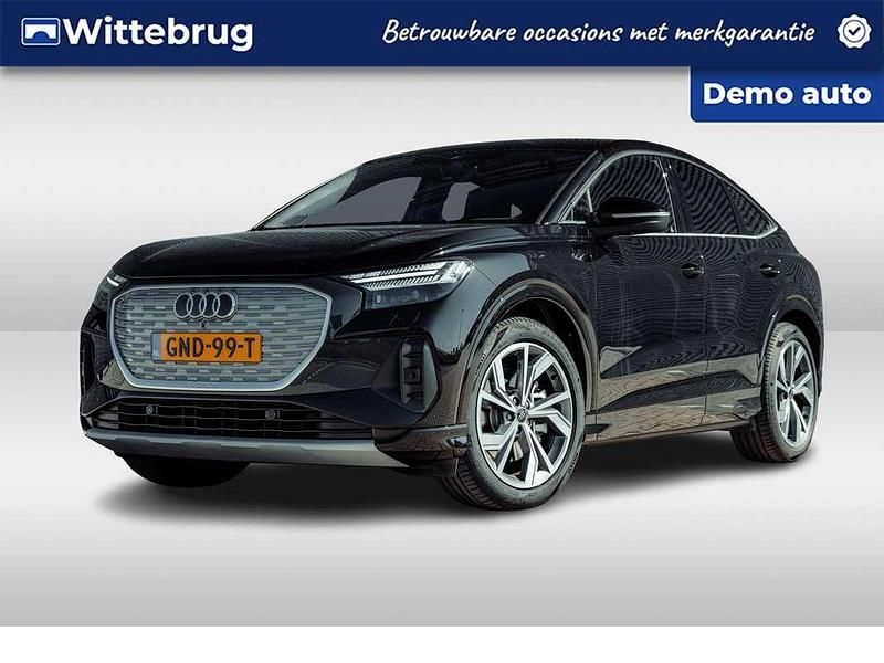 Zwart Occasion 2024 Audi Q4 Sportback e-tron Advanced SUV | € 44.950 (Goede deal) - Afbeelding 1/3