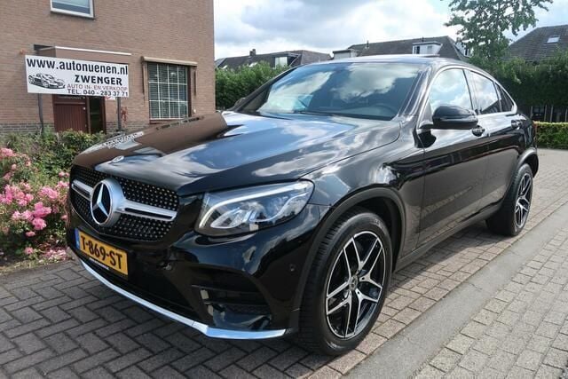 Zwart Gebruikt 2018 Mercedes GLC300 AMG Coupé | € 37.350 (Eerlijke prijs) - Afbeelding 1/4