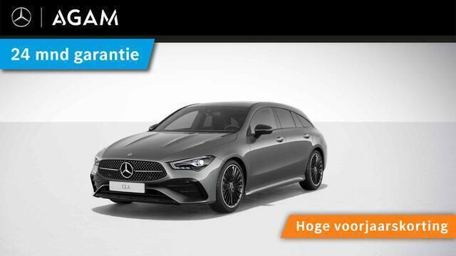 Grijs, metallic lak Gebruikt 2024 Mercedes CLA180 Shooting Brake Edition Stationwagen | € 46.950 - Afbeelding 1/4